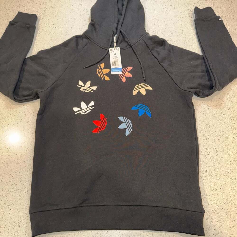Adidas Originals Adicolor Shattered Trefoil Hoodie - Black/Multicolor